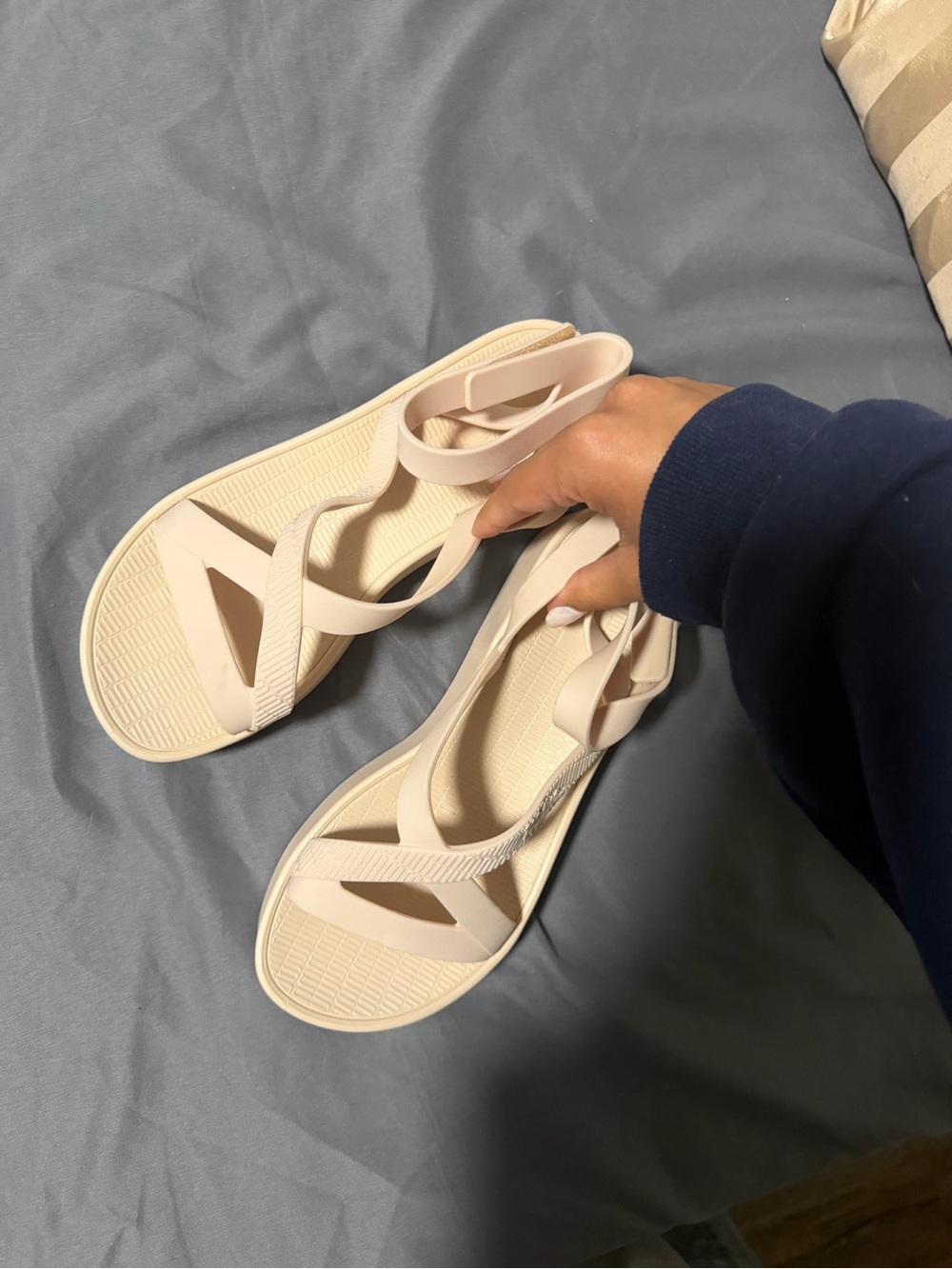 Melissa Women's Beige Strap Sandals